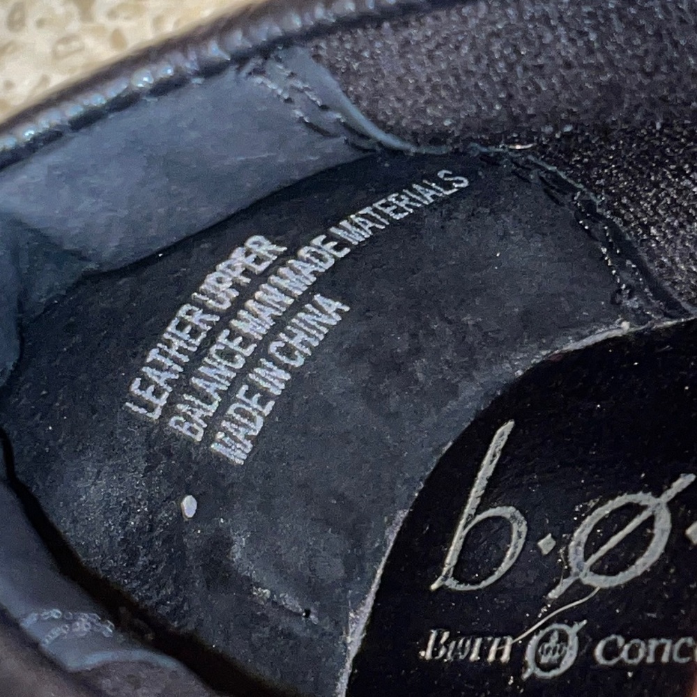 boc Women’s Black Leather Comfort Casual Clogs Sz-7.5 - Picture 6 of 9